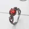 Anillo de Zirconia Microincrustada Transfronterizo Anillo de Pareja Metálico Sexy para Mujer Estilo Geométrico Joyería Deseo Moda Europea y Americana