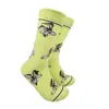 Modelos Transfronterizos de Comercio Exterior para Primavera, Otoño e Invierno Hombres y Mujeres Tendencia de Dibujos Animados Calcetines de Media Pantorrilla Calcetines de Algodón Sitio de Suministro