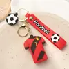 Llavero colgante de jersey de C Luo pequeño regalo al por mayor Llavero de fútbol de Messi colgante de dibujos animados Llavero de baloncesto