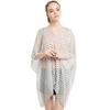 Toalha de praia com fivela de pérola New Wave Point impressa em gaze de chiffon atacado direto da fábrica xale protetor solar feminino de verão