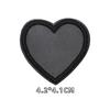 Patch autoadesivo para jaqueta de penas, adesivo de tecido bordado, remendo para buraco rasgado infantil, subsídio para reparo sem costura, patch decorativo preto para roupa