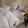 Juego de ropa de cama de lujo ligero de alta gama de cuatro piezas para el dormitorio principal, que incluye sábanas, fundas de edredón, fundas de almohada, jacquard, ropa de cama estilo 2026 nuevo, estilo sábana ajustable