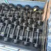 Par de Ruedas Mineras para Transporte sobre Rieles, Par de Ruedas Mineras de un Solo Lado Rueda Plana Fija, Rueda de Horno de Acero Fundido