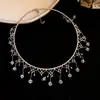 Gargantilla de Encaje Redonda con Borlas Estilo Retro Europeo y Americano Elegante Moda Joyería de Lujo Ligero Diseño de Alta Gama Joyería de Nicho