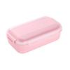 Lonchera de plástico rectangular, lonchera portátil para mantener la frescura, lonchera para microondas, lonchera de plástico, lonchera para refrigerador, caja de almacenamiento adecuada