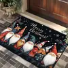 Ambiente Navideño Transfronterizo Alfombrillas de Baño y WC Entrada Entrada Antideslizantes y Resistentes a Manchas Alfombrillas de Piso al por Mayor