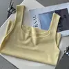 Recomendación de Ropa Práctica Taochuan~ Camiseta Interior Elástica de Cuello Cuadrado Ajustada para Mujer Yl506