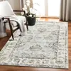 Alfombra Lavable Imitación Cachemir Persa Transfronteriza, Alfombrilla Lavable para Mesita de Noche de Dormitorio, Alfombra para Sala de Estar Doméstica Resistente a Manchas y al Desgaste