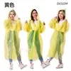 Impermeable Desechable de PE Engrosado Nuevo para Adultos con Hebilla Poncho Portátil a Prueba de Tormentas con Capucha para Senderismo al Aire Libre