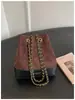 Bolso moderno y de moda con un toque exclusivo y de nicho, bolso de axila para mujer, nuevo bolso de hombro versátil vintage para mujer Otoño 2025