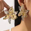 E13674 Pendientes de Aleación de Diseño de Producto Nuevo Creativo Combinación de Colores Pendientes de Playa de Verano Moda para Mujer Flores Suministro Transfronterizo