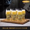 Vaso de cerveza nuevo 2024 personalizado de alta gama, vaso de cerveza de barril comercial, gran capacidad, creativo, famoso en Internet, copa de cristal para fina elaboración