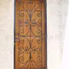 Puerta de Entrada de Hierro Antirrobo, Puerta de Hierro Artesanal de Metal Laminado, Proceso de Protección del Hogar, Puerta Corredera de Hierro Forjado