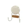 Huazhen Rack de Armazenamento de Ferro-Madeira Pendurado de Múltiplas Camadas para Chão Sem Furos Porta-Papel Toalha Banheiro Rack de Armazenamento para Banheiro