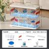 Tanque de peces Dou con múltiples rejillas, luminoso y transparente para sala de estar, 2025, nuevos adornos de paisajismo de escritorio, decorativos, famoso en Internet, pequeño tanque de peces.