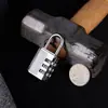 Bloqueio de senha cadeado pequeno cross-border comércio exterior liga de zinco viagem Li bagagem mini fechadura com zíper bagagem pequena fechadura