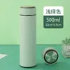 Taza térmica inteligente con pantalla de temperatura, vaso de agua aislado de acero inoxidable, regalo, taza recta portátil para negocios, taza con logo personalizable