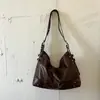 Bolsa Retro de PU de Alta Qualidade Feminina 2026 Nova Bolsa de Ombro Único para Axila Versátil para o Dia a Dia Bolsa Transversal Bolsa Tote de Negócios