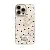 Lanyard de Muñeca con Corazones de Lunares Adecuado para Funda de Teléfono Móvil Apple 16 13Promax Lujo Accesible 15 Sentido de Gama Alta 14 Nuevo Modelo para Mujer