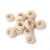 Acessórios para Joias DIY 30mm Furo Grande Contas de Ábaco Cor de Madeira Natural Contas Planas Contas de Madeira Acessórios para Vestuário Fabricante Atacado