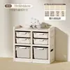 Prateleira de Armazenamento de Brinquedos Yinghe Prateleira de Armazenamento de Grande Capacidade Armário de Armazenamento Doméstico para Bebês Multicamadas Armário Artefato de Classificação para Bebês