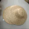 Sombrero de paja con borde de 45 cm, sombrero grande de verano, sombrero para el sol para exteriores, sombrero de paja de agricultor, 10 yuanes, suministro de tienda departamental para el hogar