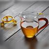Tetera de Pingüino de Vidrio con Asa de Colores, Jarra Espesa para Preparar Té, Recipiente para Compartir Té, Impresión Personalizada, Venta al por Mayor del Fabricante, Taza de Exhibición