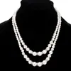 Joyería Nueva de Alta Gama Transfronteriza, Joyería de Perlas de Moda Europea y Americana, Conjuntos de Collares de Estilo Vintage y de Corte al por Mayor