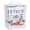 Marcadores Acrílicos Auténticos 120 Colores para Estudiantes de Primaria Pintura Artística DIY Plumas de Color Acuarelas No Transparentes y Apilables