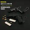 1:3 Modelos de Pistola Desmontados 1911 Juguete Aleación Llavero Colt Mini Colgante Pequeño Agarre de Mano No se Puede Disparar