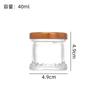 Garrafa de Vidro Transparente Multifuncional Ninho de Pássaro, Pote de Mel Resistente a Altas Temperaturas, Frasco Dispensador de Gel de Peixe, Pote de Grande Capacidade Resistente a Altas Temperaturas