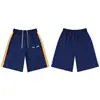 Pantalones Cortos Casuales de Verano de Moda con Rayas de Ángel y Bloques de Color, Fabricante de Comercio Exterior Transfronterizo, Venta al por Mayor, Pantalones Deportivos en Stock