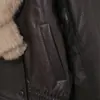 Atacado de Roupas Femininas Transfronteiriças Estilo Europeu e Americano Outono e Inverno 2025 Novidades Casacos Jaqueta de Couro Peça Única com Pele Sintética