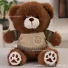 Urso de Pelúcia Fofo com Suéter Boneco Urso para Abraçar Brinquedo de Pelúcia Presente de Aniversário Calmante para Crianças Presente de Evento