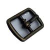 Sandalias de plataforma de cuero con hebilla japonesa cuadrada ovalada colgante plateada niebla, accesorios de hardware para equipaje, diámetro interior de 9 mm