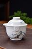 Juego de té de viaje portátil, apto para taza exprés, una tetera, tres tazas, tetera de cerámica kung fu de caqui Ruyi, taza de té de regalo