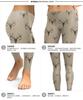 Amazon 2024 Novas Leggings com Estampa Digital Europeias e Americanas Cinza Verde Elásticas Apertadas Leggings Femininas