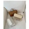 Bolso de Moda para Mujer 2025 Nuevo Estilo Coreano Color Sólido Bolso Cruzado Textura Simple Estilo Extranjero Mate Retro Bolso Cuadrado de Hombro Único
