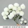 Flor de simulación blanca, flor de seda para boda, decoración de escena de boda, arreglo floral para escenario, material floral, arte floral, rosa, flor falsa