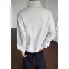 Sudadera Retro Americana de Media Cremallera y Cuello Alto para Hombre, Nueva Colección Primavera 2026, Tejido Pesado, Corte Holgado, Chaqueta Superior para Pareja para Hombres