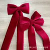 Decoração de Laço Veludo Oversized Tendência de Natal para Quarto de Casamento, Vitrine de Shopping e Fundo para Dia dos Namorados