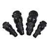 Rodilleras y Coderas para Motociclistas, Equipo de Protección para Deportes al Aire Libre, Para Motociclismo Off-Road, Coderas y Rodilleras para Deportes de Carrera, Juego de Cuatro Piezas