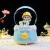 Celebridad de Internet Tiempo de Roaming Bola de Cristal Corazón de Niña Estilo Ins Adorno Caja de Música Regalo de Cumpleaños para Niños Venta Directa