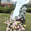 Decoración de Boda Estilo Escandinavo Espejo para Firma de Invitados Check-In Cartel de Bienvenida Boda en el Césped Set de Fotos Tablero Espejo de Piso