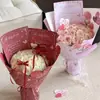 Papel de Presente Kraft com Estampa de Borboleta 120g Papel de Presente Floral Espessado para Buquês de Floriculturas Embalagem Artesanal DIY