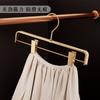 Calças de liga de alumínio Rack Clip Armário de roupas domésticas Armário de armazenamento sem costura Calças encolhíveis Clip Calças Cabide Cabide Saia Clip Hanger