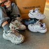 Tênis Esportivo Infantil, Tênis Estilo "Dad Shoes" para Meninos, Novo Modelo Primavera e Outono 2025, Tênis Tanque, Tênis Casual para Meninas, Tênis com Solado de Pneu de Durian