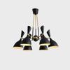 Lámpara de araña nórdica moderna minimalista para sala de estar, dormitorio, restaurante creativo personalizado, estilo artístico de moda, altavoz, lámparas LED