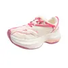 Nuevas zapatillas tipo dad de aspecto piel para mujer, transpirables de malla, suela gruesa, que aumentan la altura, de moda, versátiles, populares, deportivas y casuales