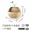 Caja de almacenamiento de especias para cocina, cesta de almacenamiento para cebolla, jengibre, ajo, condimentos, cesta colgante de almacenamiento magnética para pared de refrigerador sin perforaciones